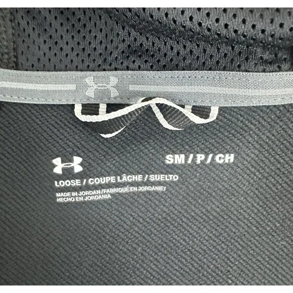 New Men's Under Armour AU Command Short‎ Sleeve Black Hoodie Size Small New
